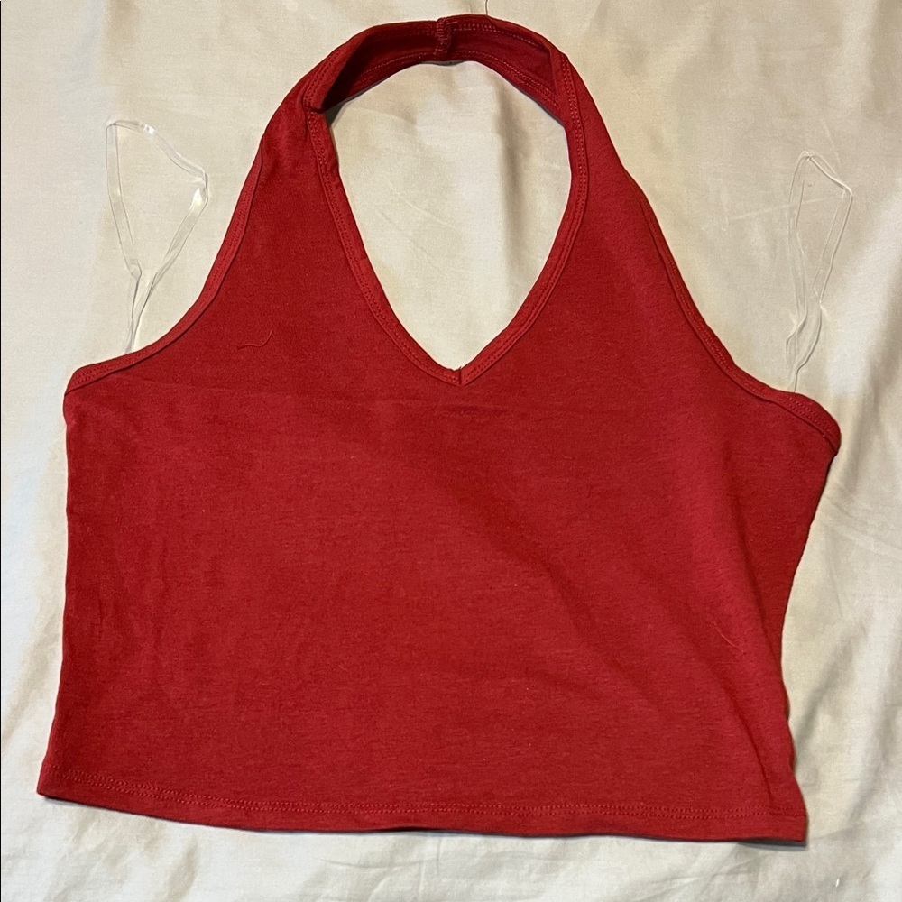 Bozzolo Red Crop Top